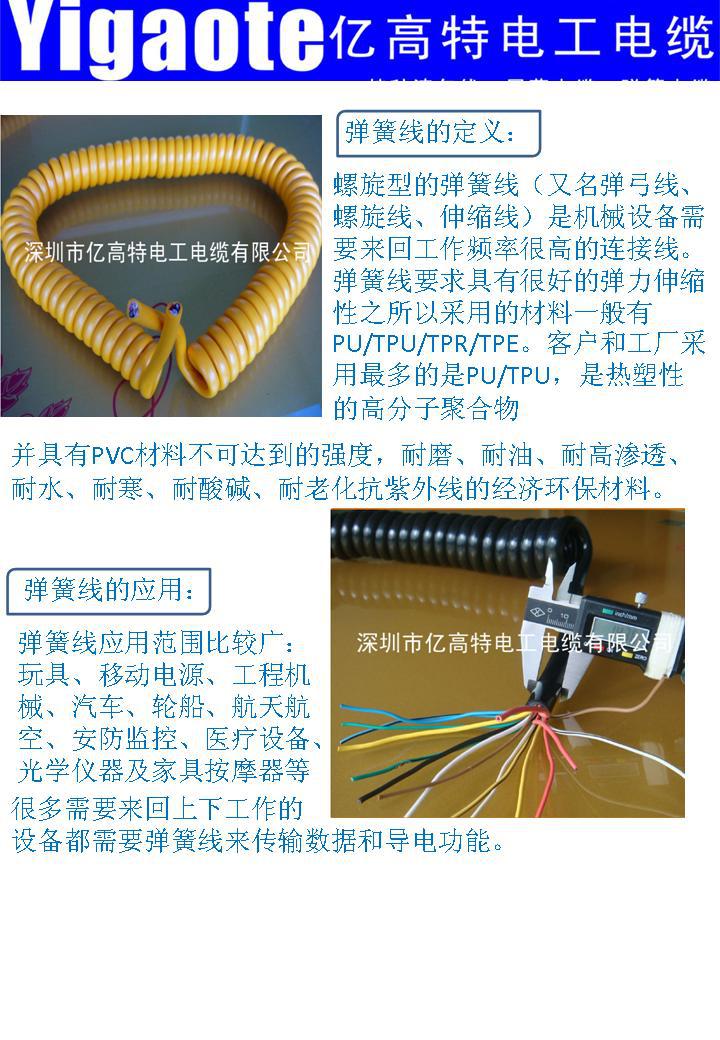 電線加工廠 優質多芯PU彈簧線，彈弓線與曲線電纜的行業標桿